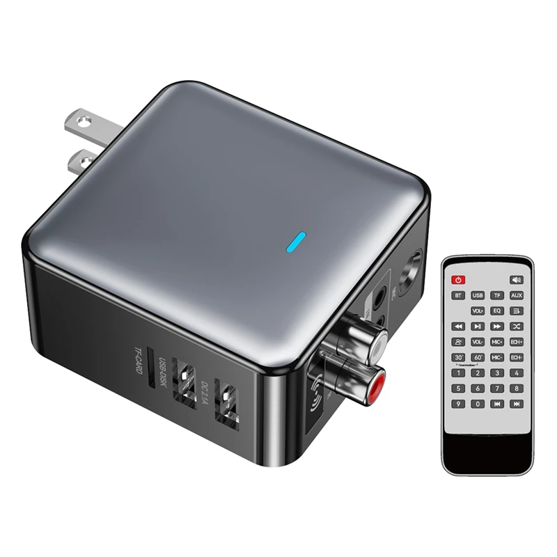 

3 In 1 Wireless Bluetooth Receiver Transmitter Support QC3.0 Fast Charge For TV Headphones With Microphone Input