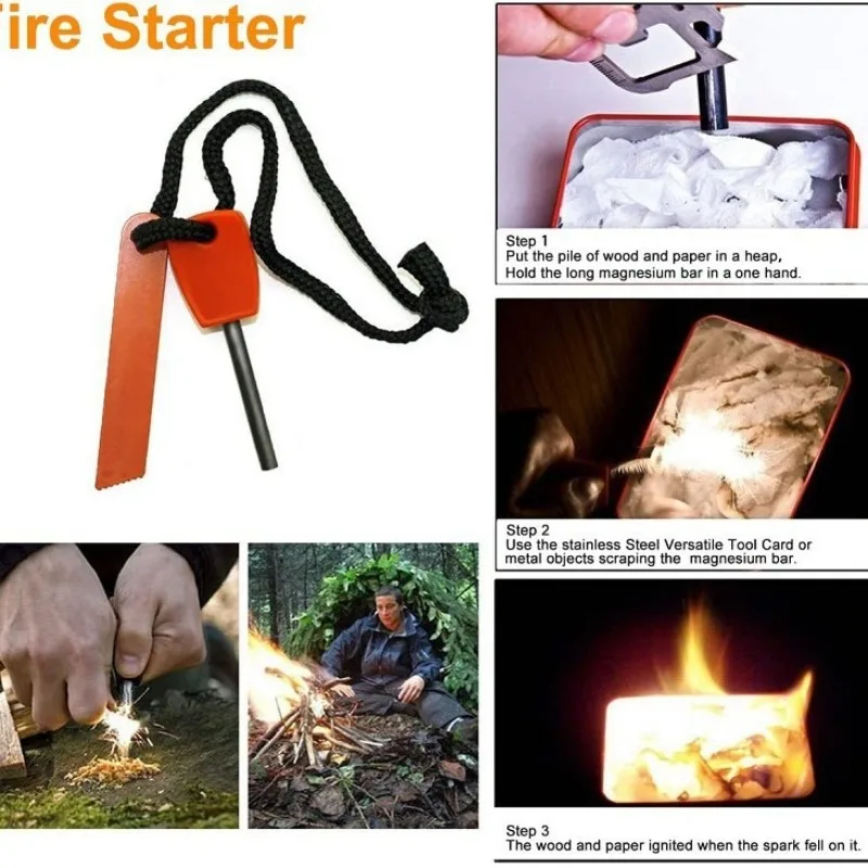 Peralatan Darurat Berkemah di Luar Ruangan, Perlengkapan Bertahan Hidup Penyelamatan Diri saat Berkemah, Set Perlengkapan Darurat Kendaraan H18