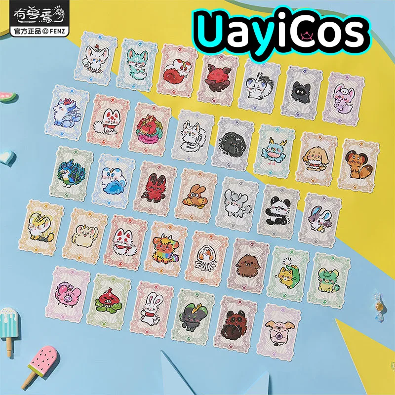 

In Stock Original Fabulous Beasts Popping Candy Series Photo Card Collection Card Ornaments Accessories Anime Game Toy Gifts Co