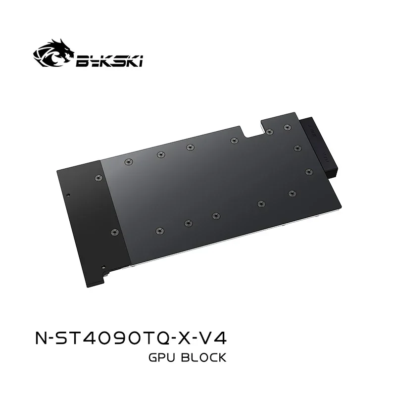 Bykski N-ST4090TQ-X-V4 وحدة معالجة الرسومات كتلة الماء لـ ZOTAC GAMING RTX 4090 Trinity /AMP EXtreme AIRO بطاقة الفيديو التبريد/NVIDIA RTX4090