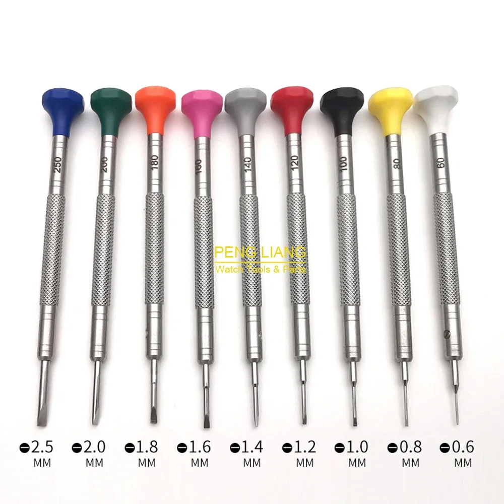 Herramientas de relojero, herramientas de reparación de relojes, kit de destornilladores de alta precisión 9 piezas con hojas de repuesto, en destornilladores de alta calidad