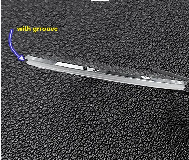 W14000 Sapphire Watch Crystal Round Glass Replacement with Grooved Edge for R 14000