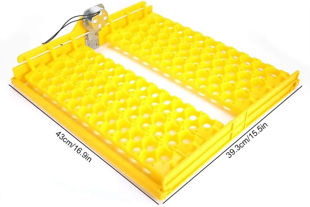 132PCS Automatic Egg Incubator Turning Tray, Bird\'s egg Tray  Automatic Egg Incubator Tray Incubation Accessory(110V 220V )