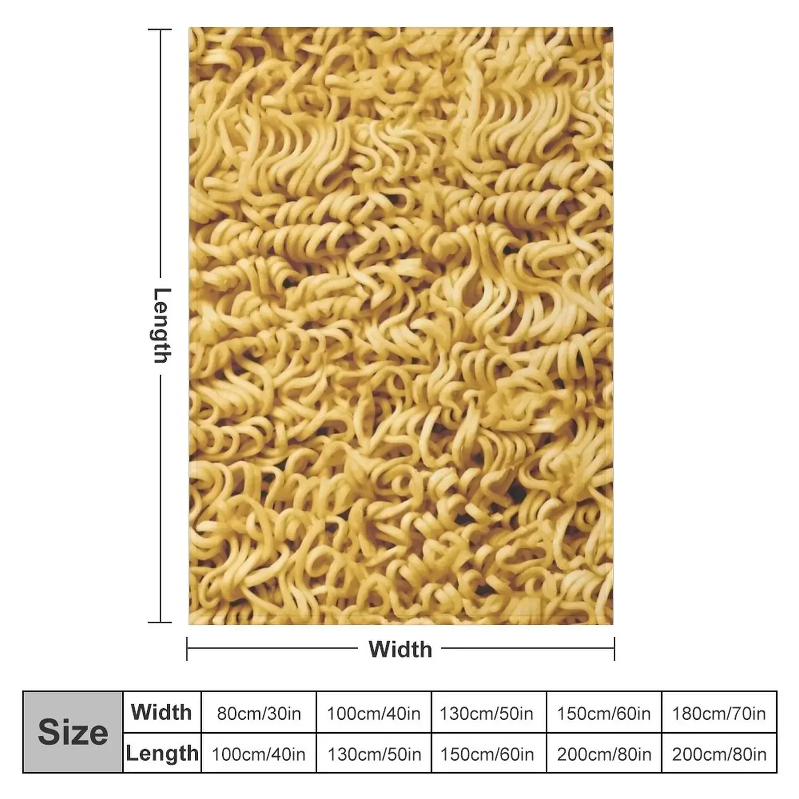 Seamless Ramen Noodle Pattern Throw Blanket Personalized Gift Fashion Sofas Blankets