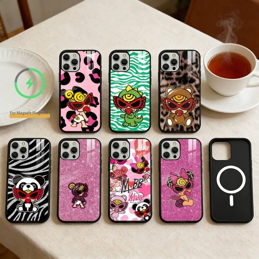 

H-Hysteric M-Mini Phone Case For iPhone 17,16,15,14,13,Pro,Max,Plus,Magnetic For Magsafe Wireless Charging