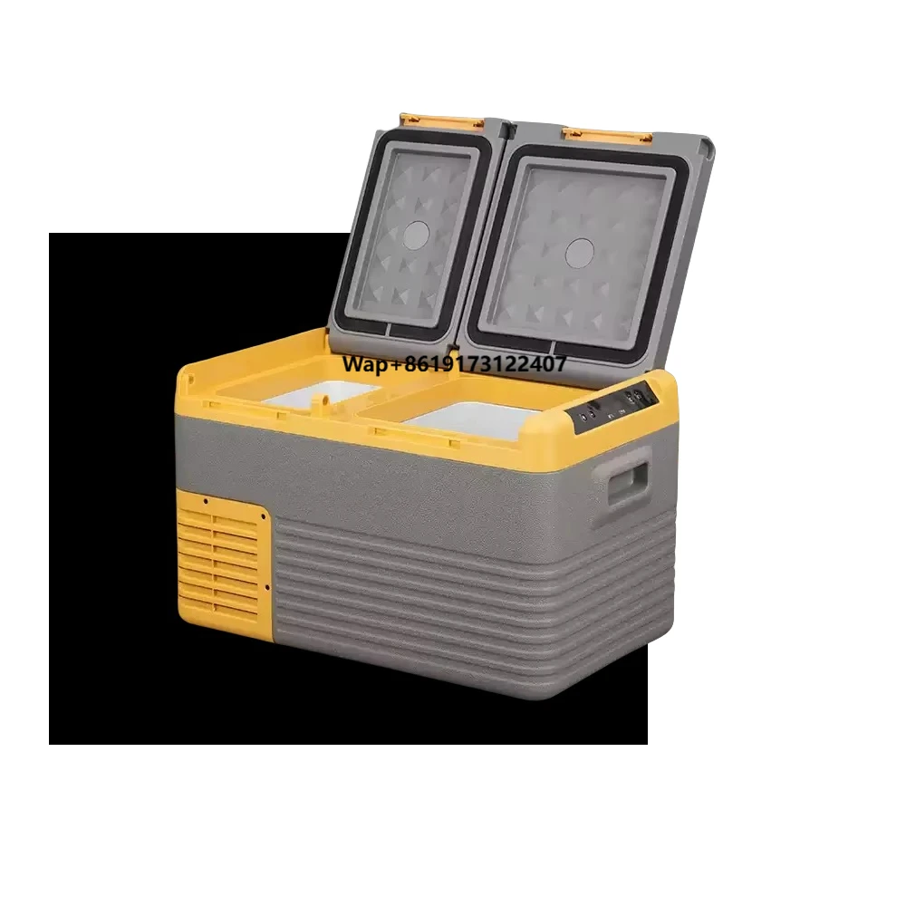 

Electric Car Truck Fridge 35L MIni Refrigerator Dual Zone Portable Auto Freezer Refrigerator for Camping