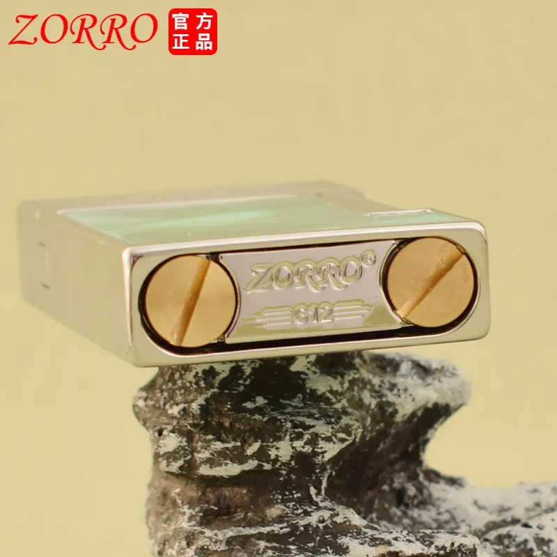 ZORRO Double sided Color Shell Loud Voice Kerosene Lighter Side Sliding Grinding Wheel Ignite Personalized Collection Lighters