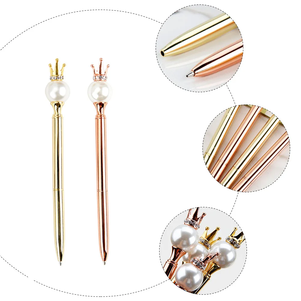 

Pen Crown Rotating Pen Pen for Business Gift Advertising Pen Metal Crown Gel Pen Stationery Pen