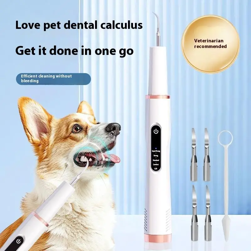 for Dog Cat Grooming Smart Dental Ultrasonic Scaler Pet Household Tooth Stone Remover Tooth CleanerTooth Oral Cleaning Care Kit