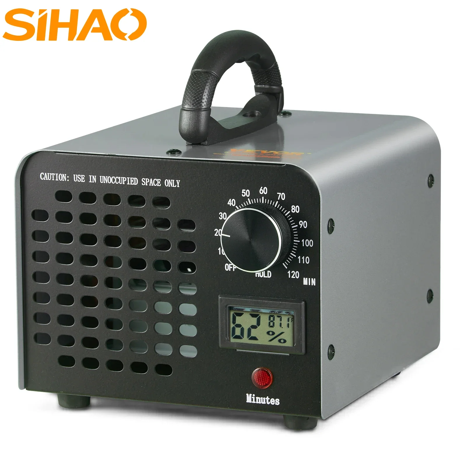 

SIHAO Ozone Generator 12000/24000/36000mg/h Ozone Machine formaldehyde Remover W/0-120 min Time Setting Use for Home/Cars/Pets
