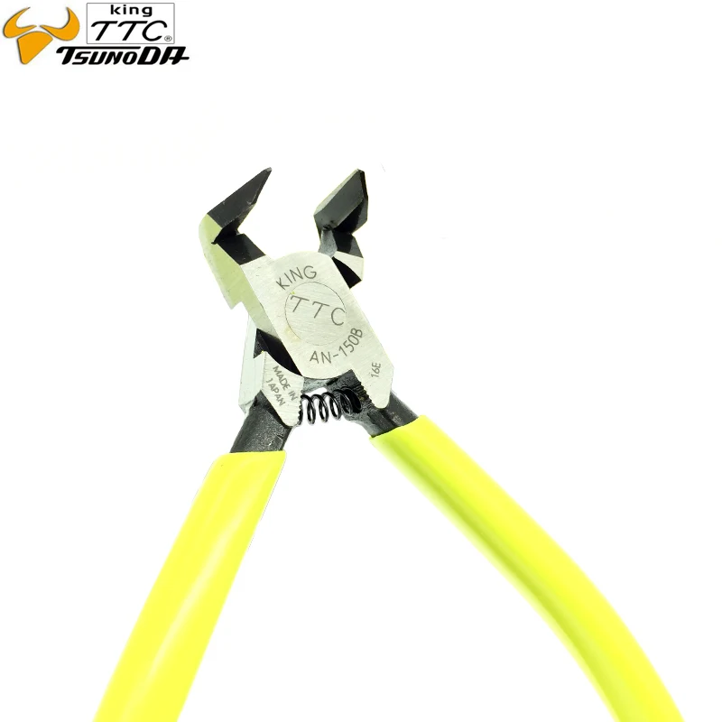 Japan King TTC 6Inch AN-150A 45 or AN-150B 90 Degree Curved Blade Plastic Nippers Diagonal Cutting Pliers