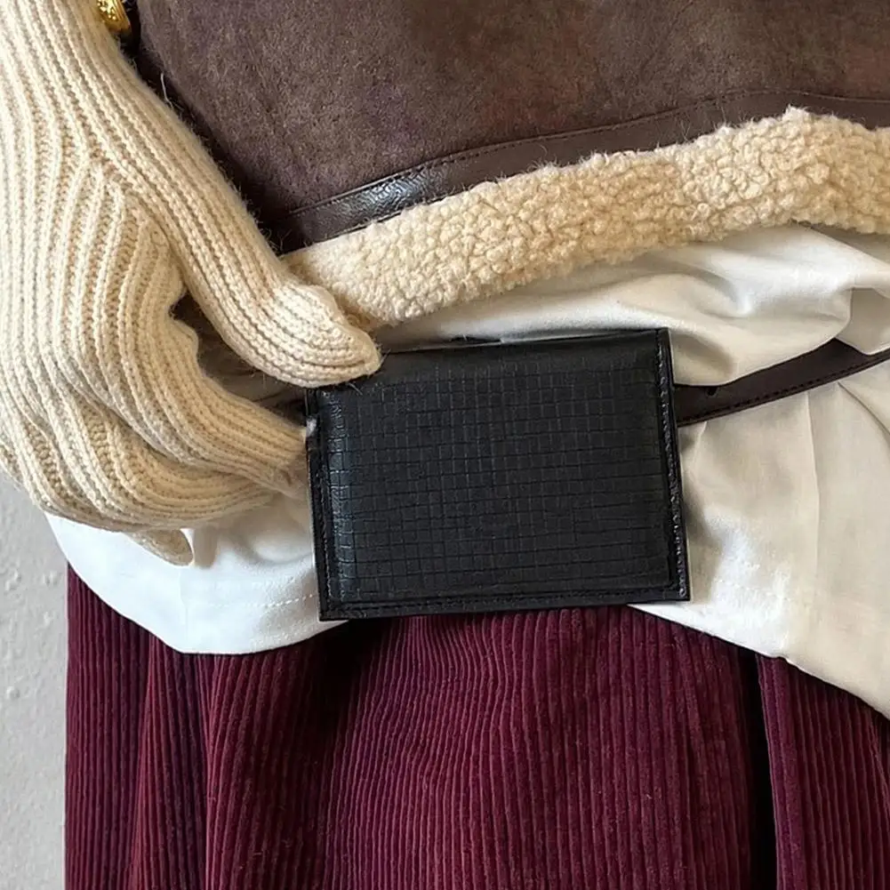 Diebstahlsicherer Gürtel-Geldbeutel, schlanke, versteckte Mini-Hüfttasche, Outdoor-Reise-Organizer, Münzbörse für Reisepass, Ausweis, Bargeld-Aufbewahrungstasche – Detail 3