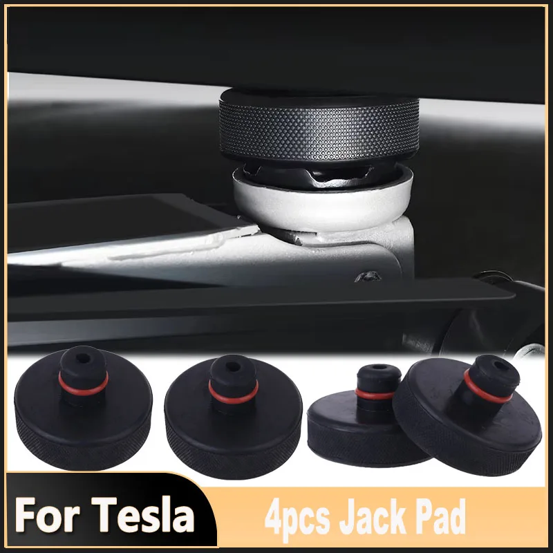 For Tesla Silicone Jack Lift Pad Point Adapter For Tesla Model 3 Model Y Model S Model X Car Accessories 2016-2023