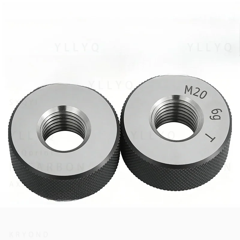 1SET(1*GO+1*NOGO)2A 1''1/4 1''5/16 1''3/8 1''7/16 1''1/2 1''9/16 1''5/8 UN/UNC/UNF/UNS/UNEF America Fine Tooth Thread Ring Gauge