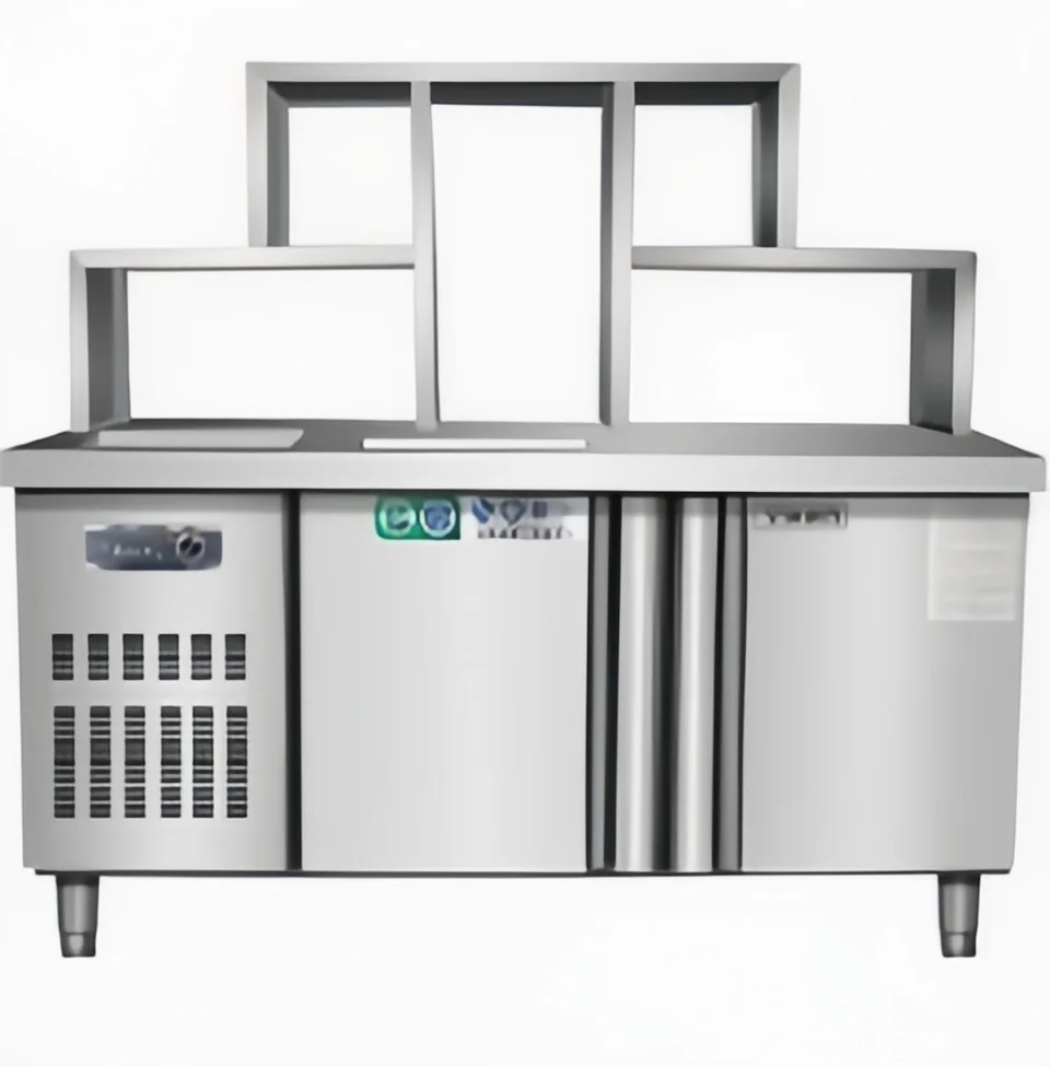 Commercial Stainless Steel Workbench Hotels Restaurants Coffee Shops-Kitchen Equipment Food Container Storage Cleaning Feature