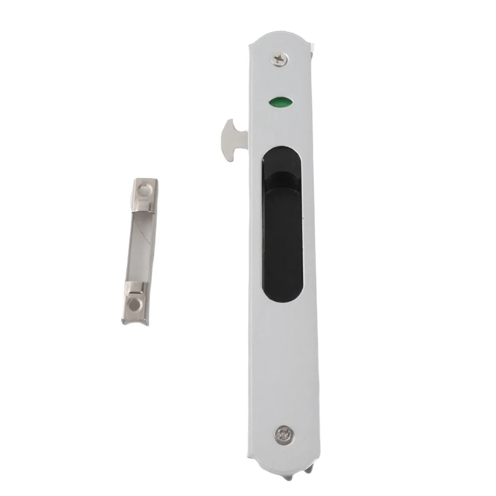 Modern Flush Mount Sliding Door Lock Keyed Lock Stainless steel Door Lock Catch Mortise Lock Handle Home