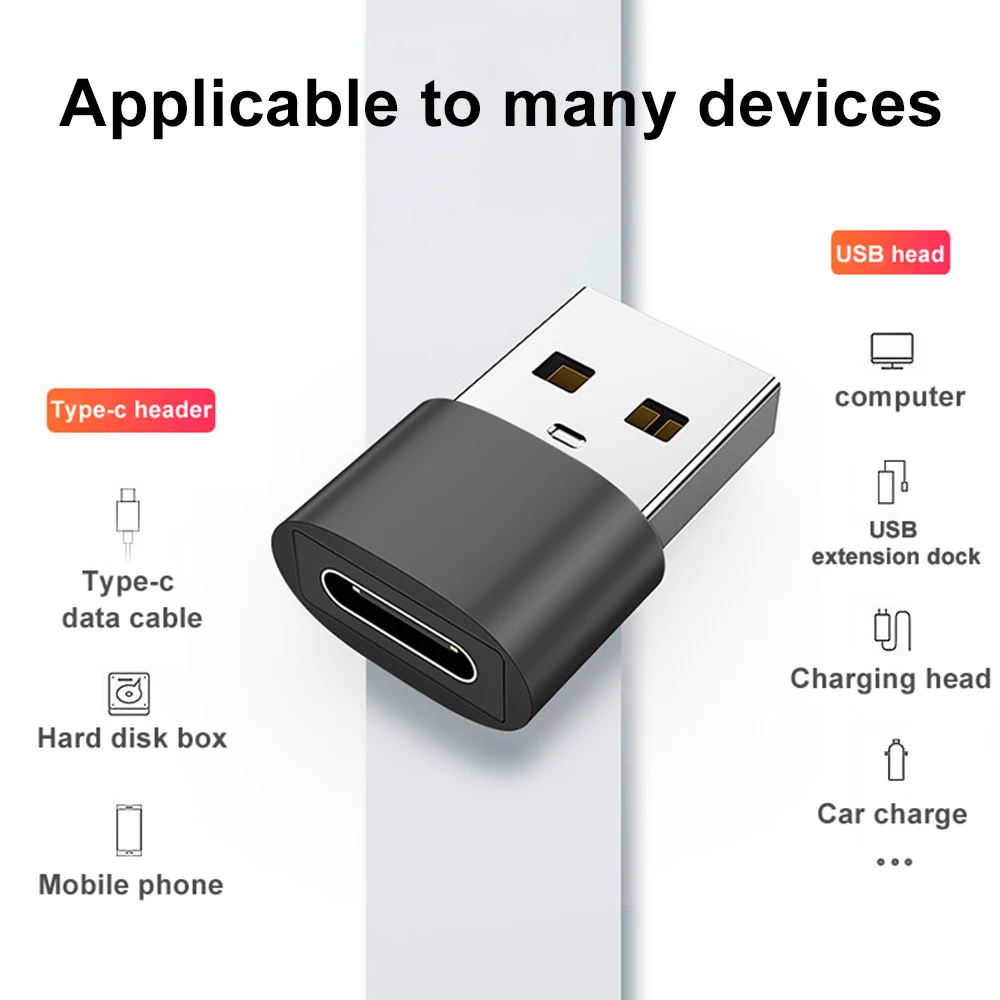 USB C 타입 어댑터 USB-C 수-마이크로 USB C 타입 암 변환기, USB C 3.5mm 잭 이어폰 오디오 어댑터, 삼성용 Aux