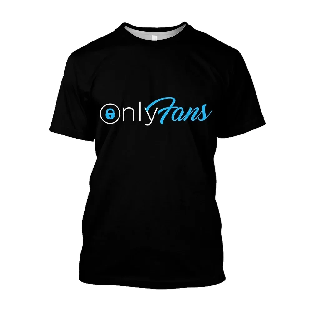 Jumeast Onlyfans Black T Shirts For Men Oversized Fashion Streetwear Funny Fans Women White Custom T-shirt Edgy Clothes