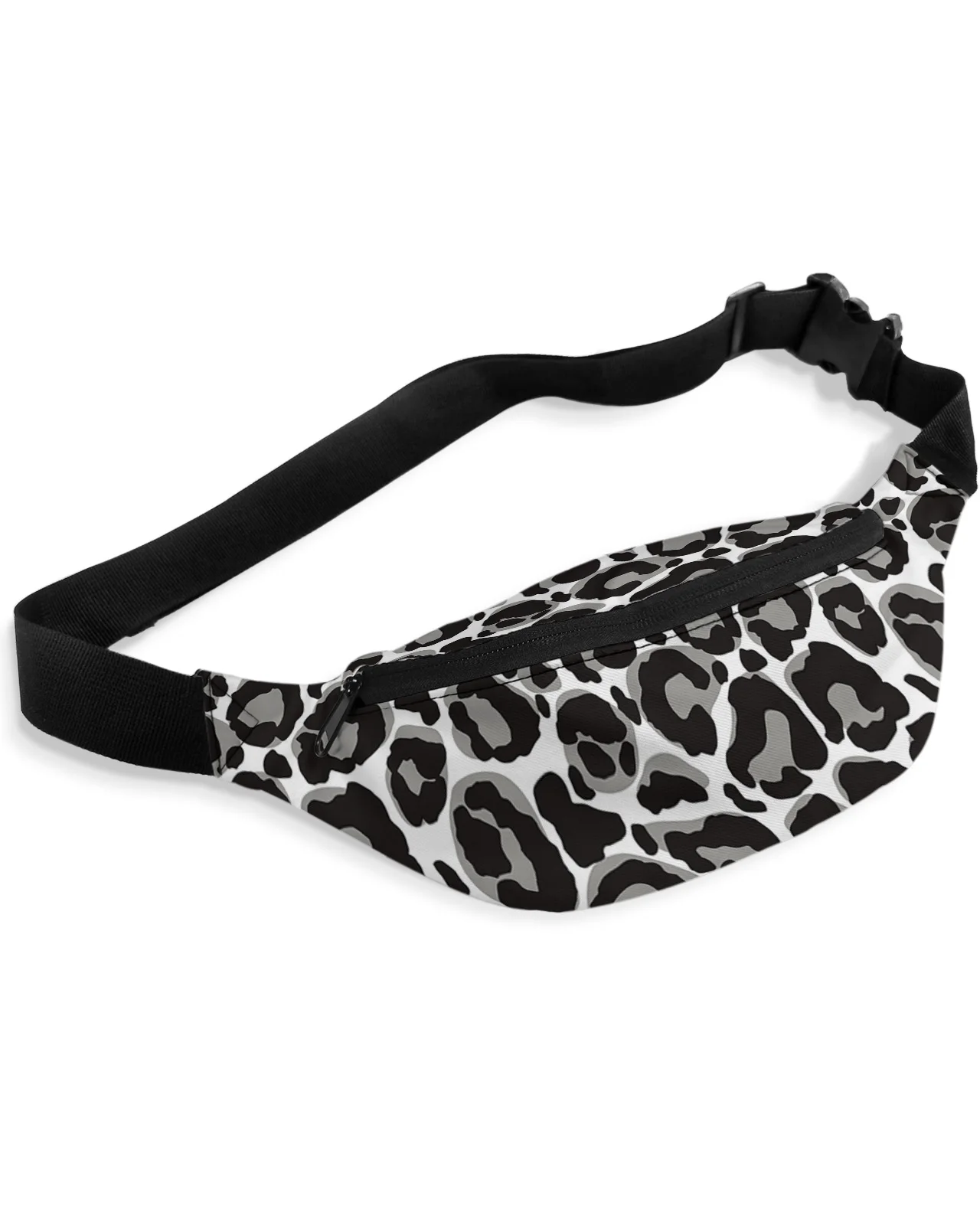 Animal Skin Texture Waist Packs Shoulder Bag Unisex Messenger Bag Casual Fashion Fanny Pack for Women