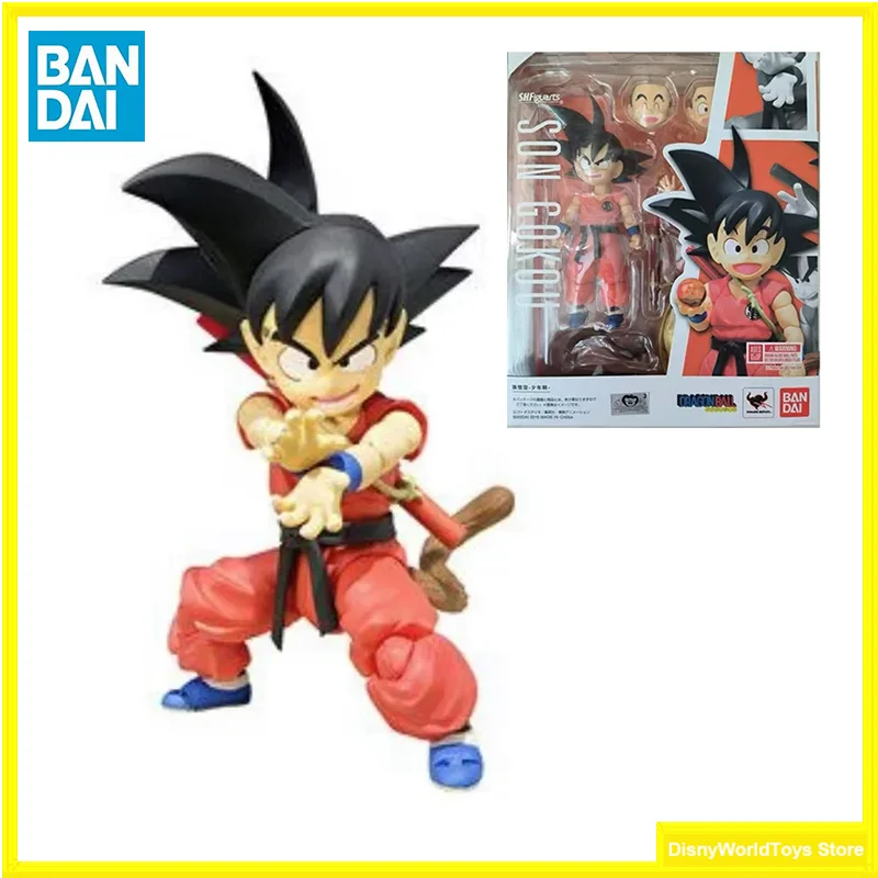 

100% Original Bandai S.H. Figuarts SHF Son Goku Childhood Dragon Ball In Stock Anime Action Collection Figures Model Toys