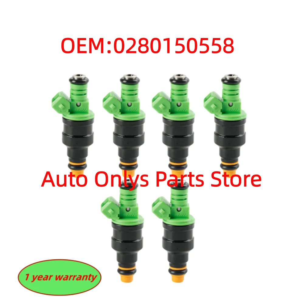 

6pcs New High Quality 0280150558 Fuel Injector Nozzle 440cc engine suitable For Ford Mustang and Chevrolet XL3V-9F593-A9A