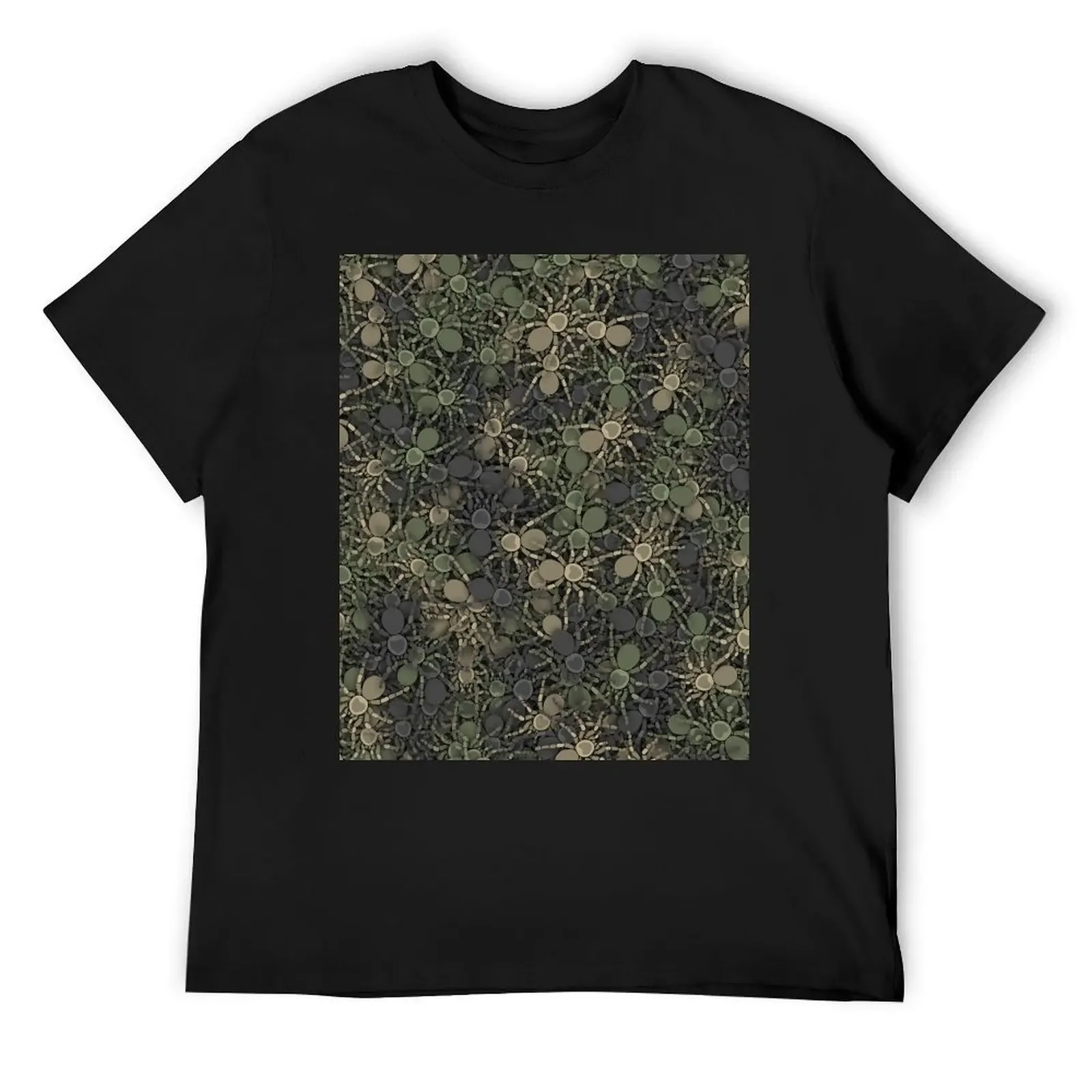 Spider camouflage T-Shirt hippie clothes customs plain mens t shirts