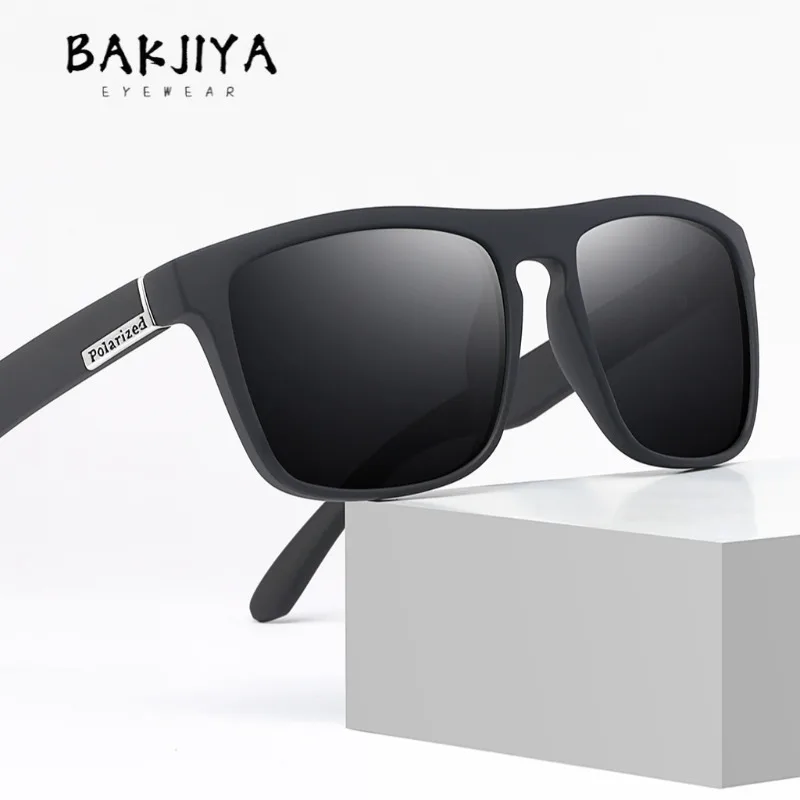 

BAKJIYA Polarized Fishing Sunglasses 2024 Men Women Sun Glasses Square Outdoor Camping Eyewear Driving UV400 Oculos De Goggle