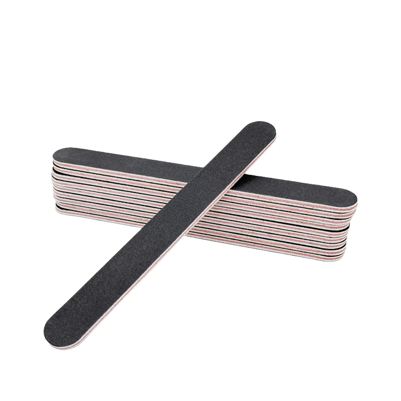 

5 шт./10 шт. профессиональный буфер для ногтей, черная наждачная бумага, прочная прямая лаймовая угол 100/180, шлифовальные пилочки для полировки, инструменты