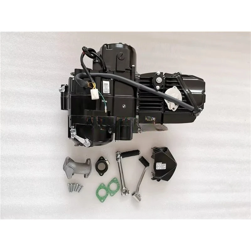 Black 190cc Engine Kick Sart Manual Clutch 5-speed Engine ZS190