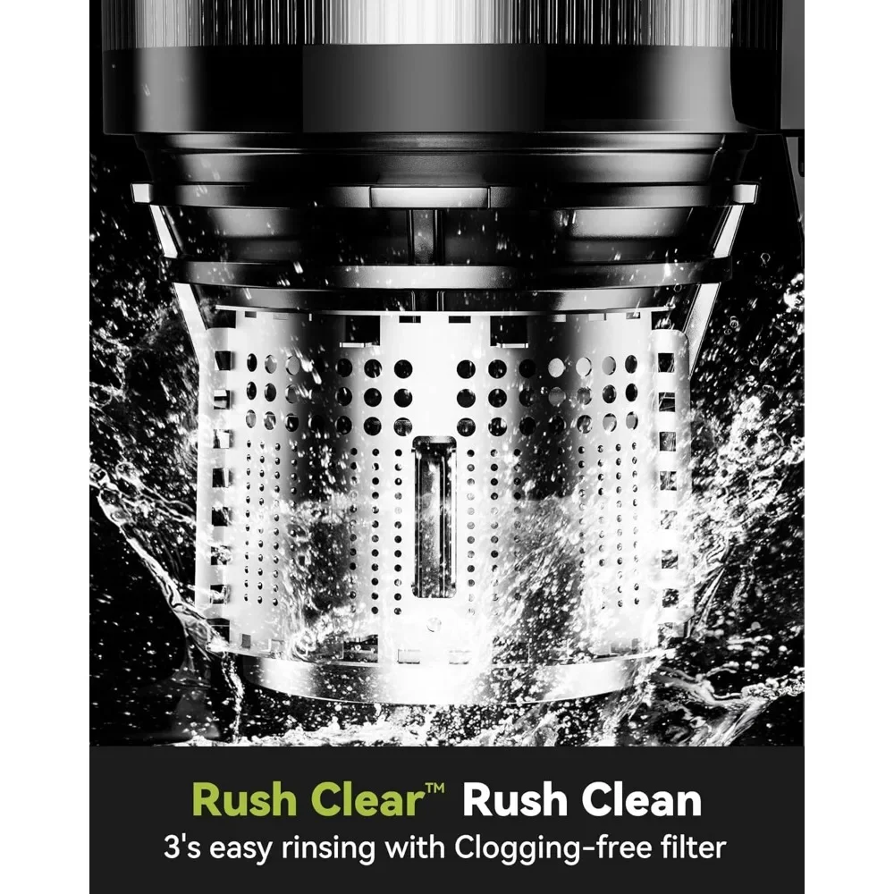 Prep 4.35"Feed Chute Fit Whole Fruits & Vegetables, LINKChef Juicer M