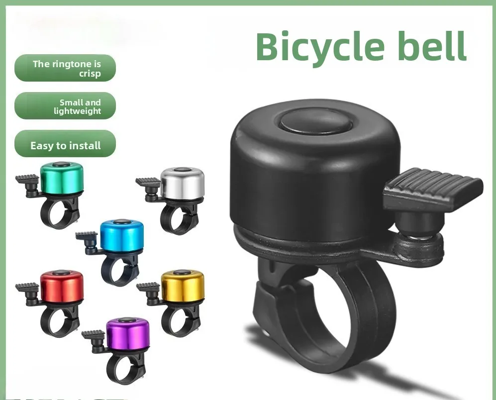 

Bicycle Bell Alloy for Safety Cycling Handlebar Ring Bicycle Call Bike Accessories Mountain Road Bike Horn Sound Alarm Bike Horn