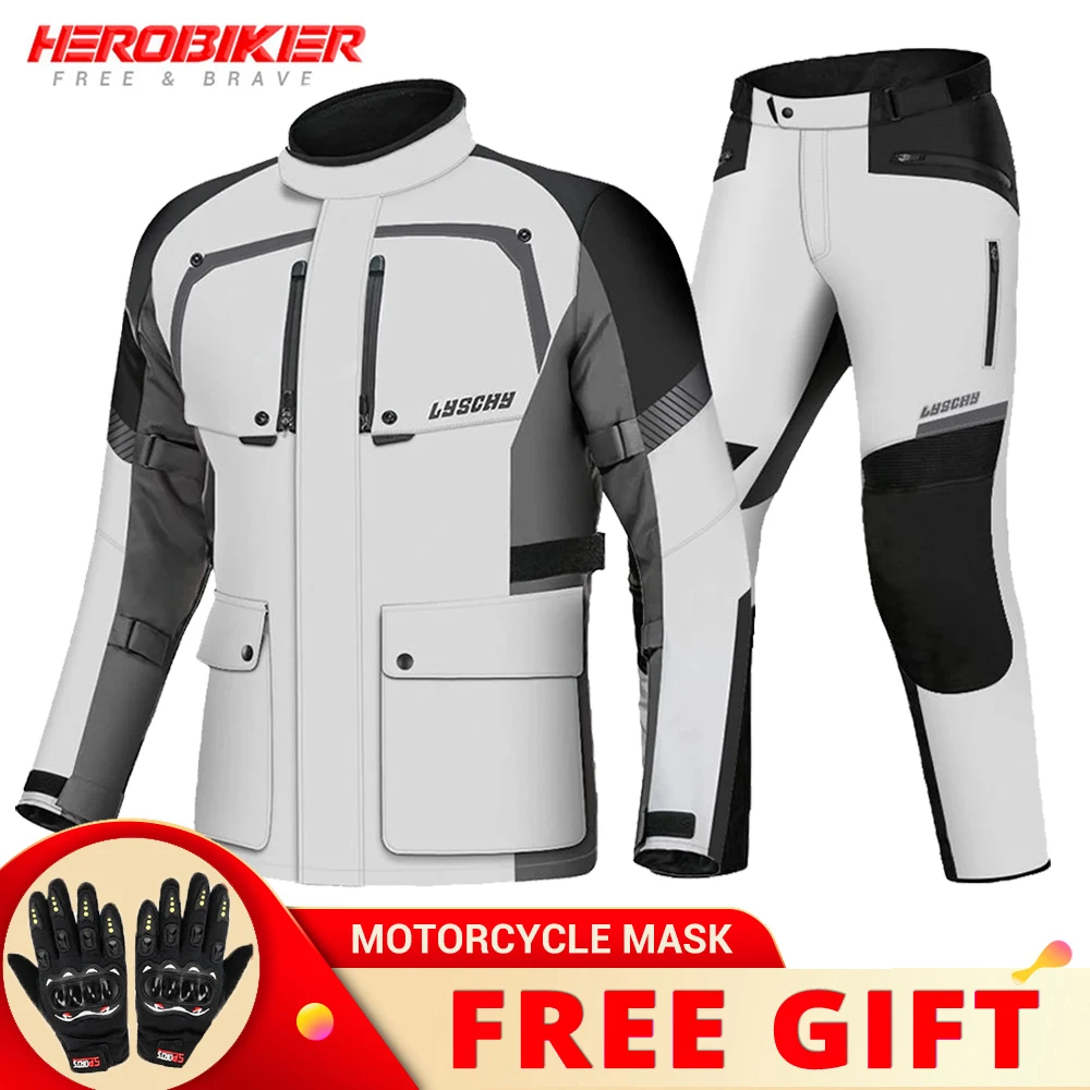 

Man's M-5XL Motorcycle Jacket Waterproof Motocross Jacket Moto Jacket Racing Motorbike Jacket Wear-resistant Riding Protection