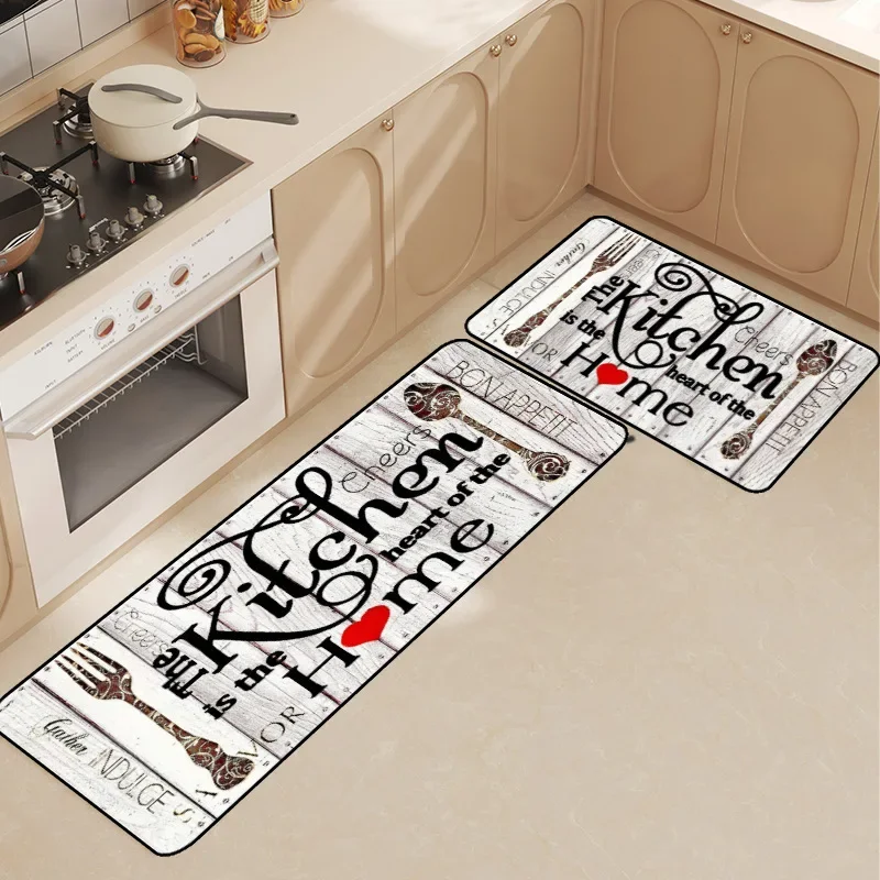 Cutlery Floor Mats Home Kitchen Thickened Carpet Long Non-slip Mats Kitchen Decorative Floor Mats