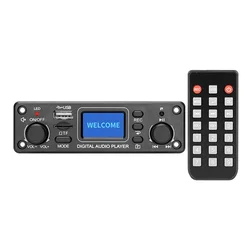 Cyfrowy odtwarzacz Audio Bluetooth odtwarzacz MP3 płyta dekodera 128x64 kropki LCD USB SD BT moduł radioodtwarzacz TPM119B