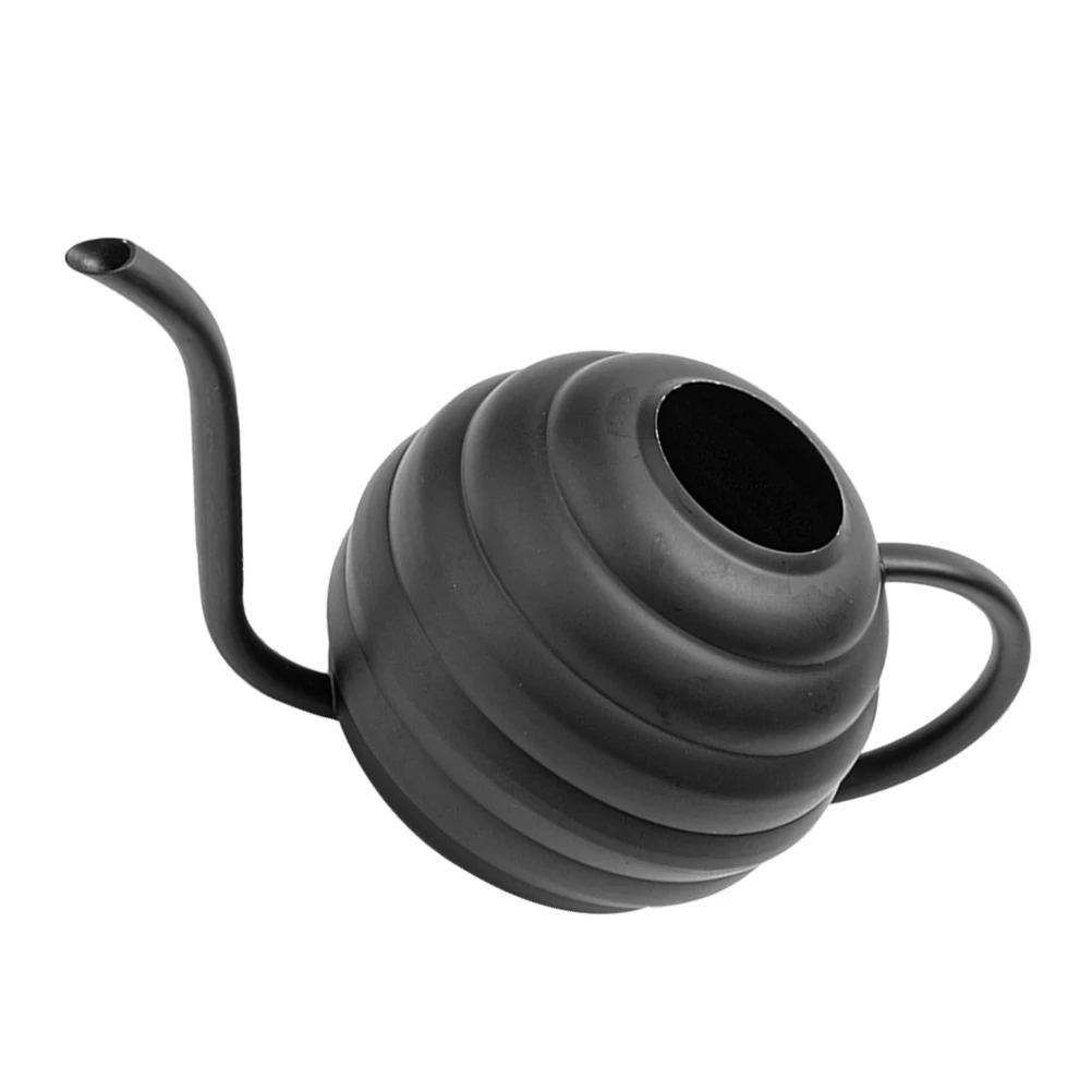 

Stainless Steel Garden Planting Tool Can 400ml Black Small Succulent Sprinkler Pot Gardening Tools