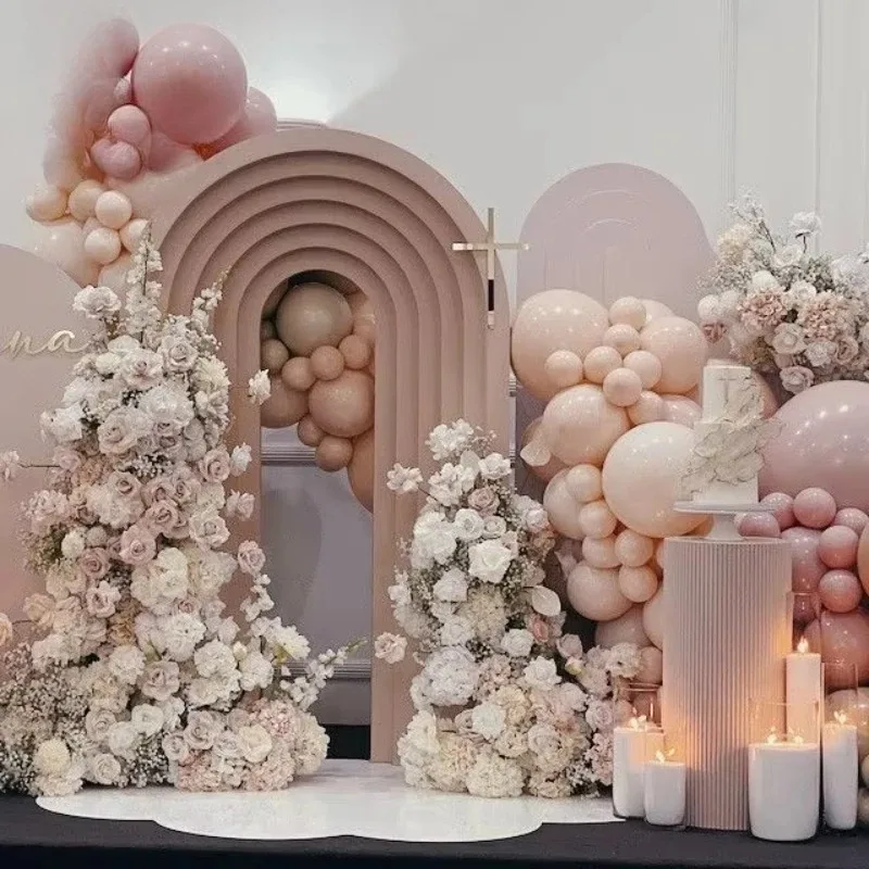 

DKB- Wedding Arch Backdrop Event Party Stage Decoration Back Drops Supplies Flower Wall Background Flower Backdrop Stand