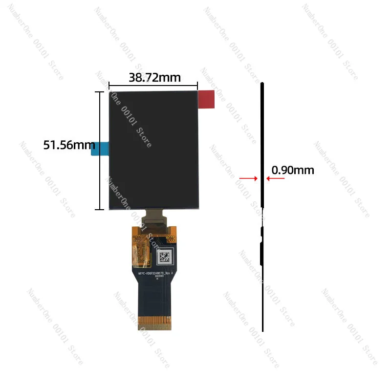 2.4-Inch OLED LCD Screen High Brightness 450*600 Handheld Device Terminal Medical Belt Driver Board Sets