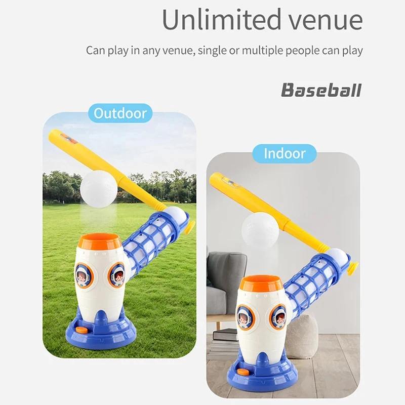 Jouets de balle de Baseball pour enfants, jeux de sport, lancement automatique, Machine à Baseball, ensembles de jouets pour enfants, jouet d'intérieur et d'extérieur, cadeau d'anniversaire pour garçons
