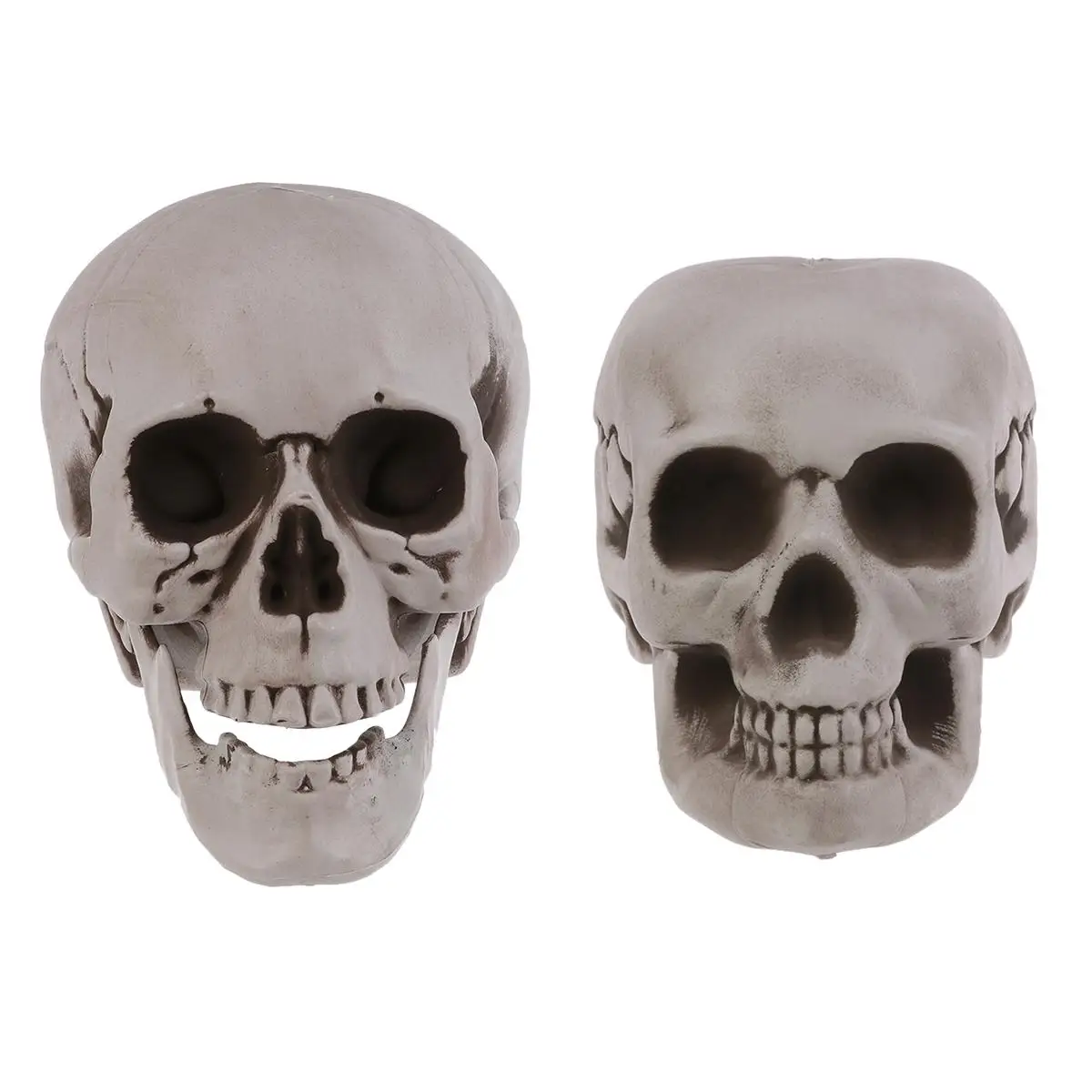 

Scary Plastic Skull Halloween Decorations Lightweight Funny Party Props Kopf Totenkopf Ornament Desktop Toy