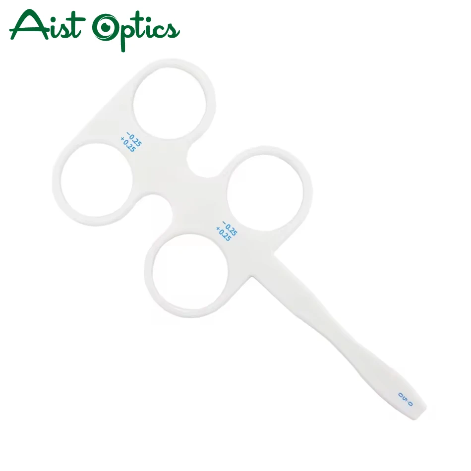 AIST Top Brand Good quality 4 Lens Plastic Optical Flipper Ophthalmic Holder Eye Trainer Occluder Optometry Equipment