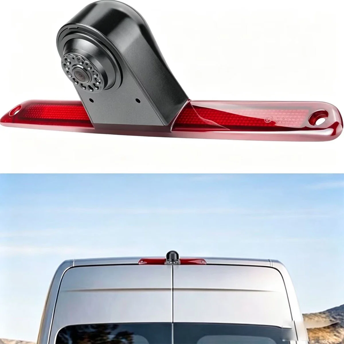 HD Third Brake Light Rearview Camera Night Vision Car Backup Reversing Camera for Mercedes Benz Sprinter W906 VW Crafter 06-2018