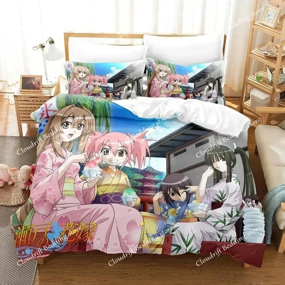 

Anime Seto no hanayome My Bride is a Mermaid Bedding Set Single Twin Full Queen King Size Bed Set Adult Bedroom Duvet cover Sets
