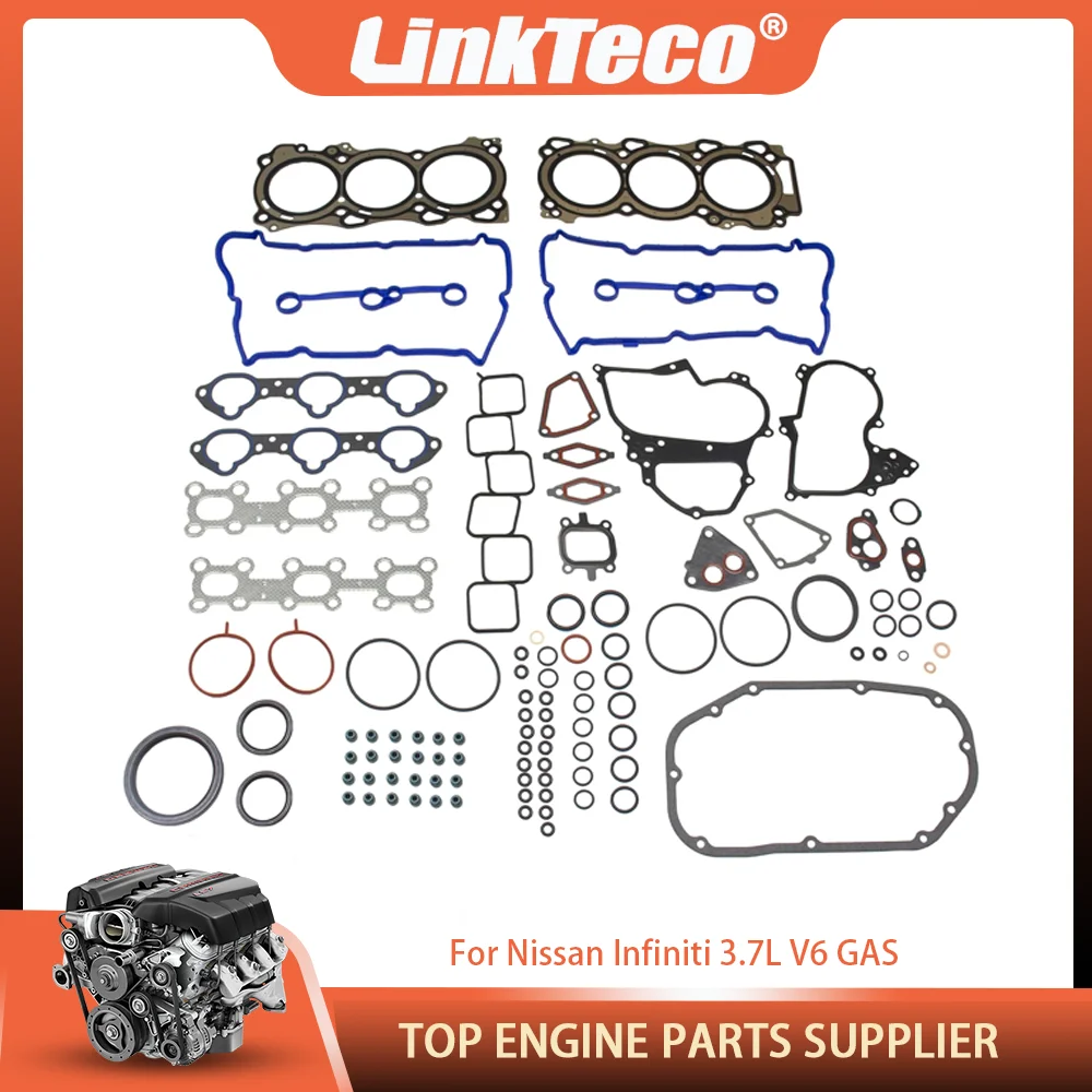 

Полный комплект прокладок деталей двигателя подходит для Nissan 370Z Infiniti EX37 FX37 G37 M37 Q40 Q50 Q60 Q70 3.7L 08-20 HS26726PT