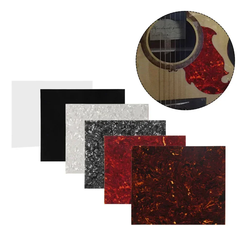 20x17cm Acoustic Guitar Pickguard Blank Sheet Hot Sale DIY Scratch Plate Self Adhesive Colors Available Parts