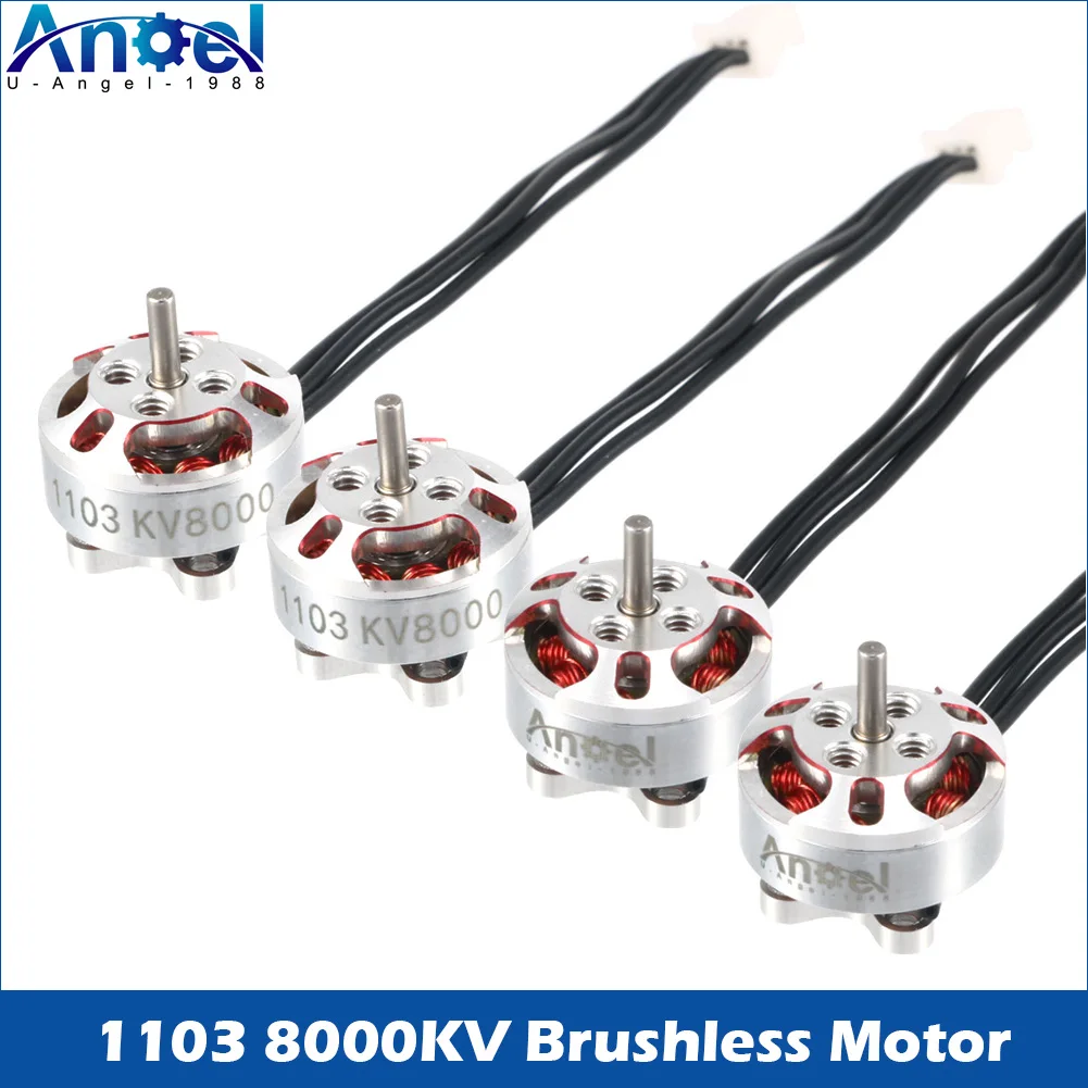 4/8pcs UAngel A1103 1103 8000KV 2-3S Brushless Micro Motor For 1.6-2.5Inch Whoop 2-3inch Toothpick FPV