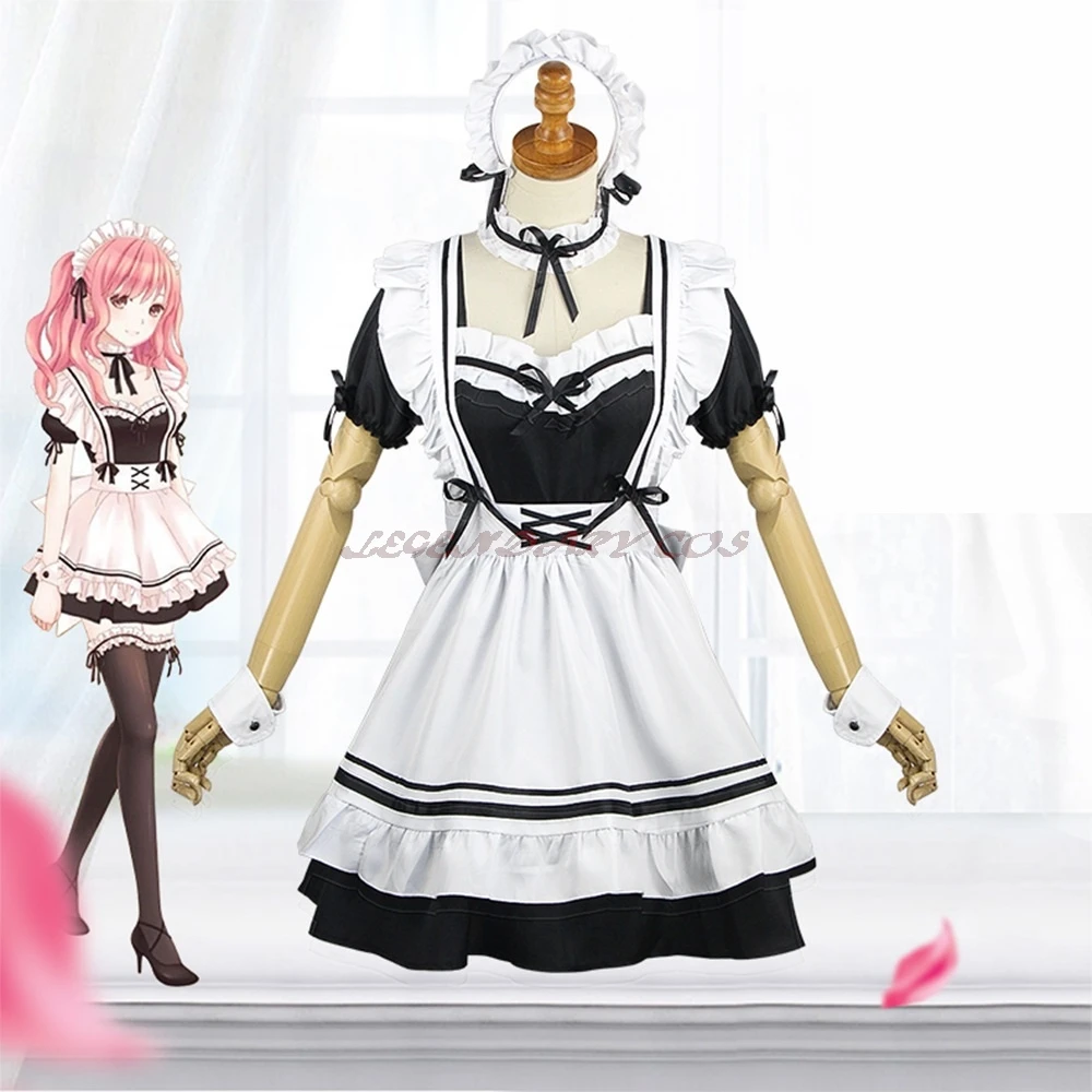 Costume de cosplay Miracle Nikki, robe de demoiselle d'honneur, tablier, pour femmes, Halloween, carnaval, tenues de cosplay Miracle Nikki