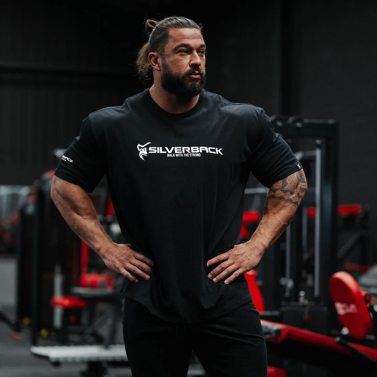 SILVERBACK Oversized Loose Short Sleeve T Shirt Gym Bodybuilding Breathable Cool Men Clothing Fitness Workout Muscle T-shirts image 5