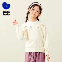 Mini Bala Knitwear for Boys and Girls Children Cute and Warm Sweater Autumn and Winter