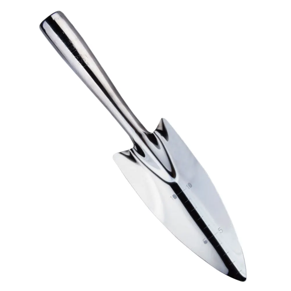 1 قطعة مجرفة الفولاذ المقاوم للصدأ سميكة حديقة أداة لزراعة زرع إزالة الأعشاب الضارة الزهور الخضروات الشتلات المحمولة #1