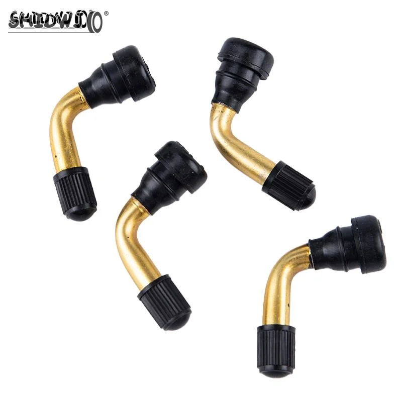 4Pcs/set 90 Degrees Rubber Angle Valve For Tubeless Tires Nipple For Tubeless Disc Wheel Nipple (pvr40/pvr50/pvr60/pvr70)